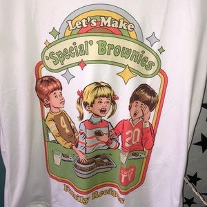 Let's make special brownies graphic stoner tee